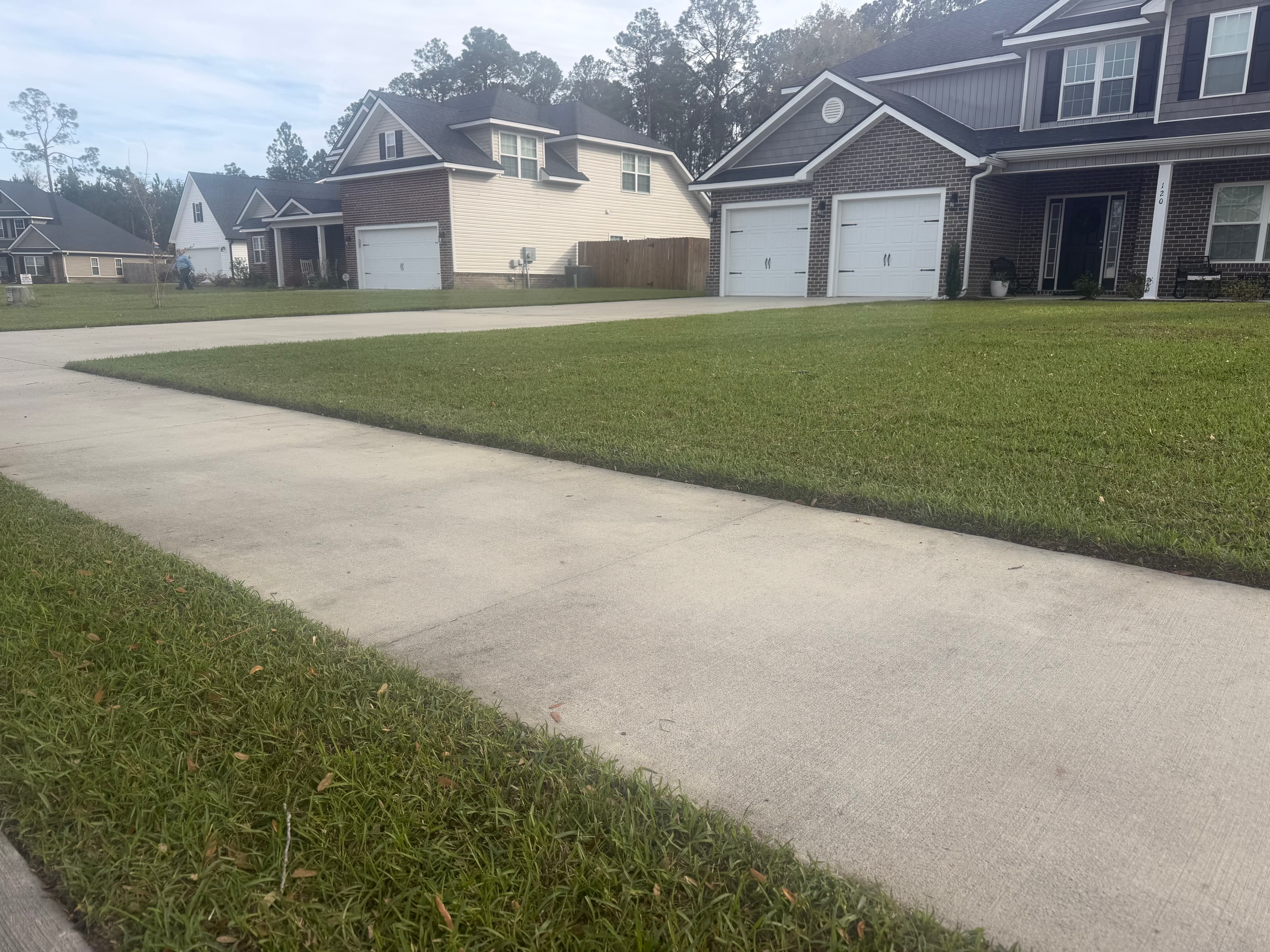 Beautiful green lawn in Liberty County, GA